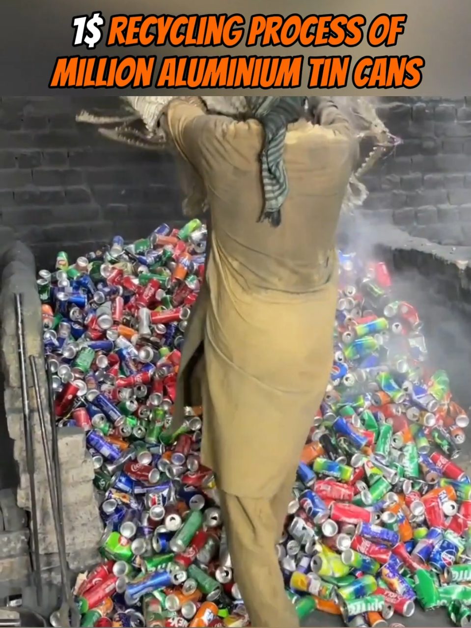 Recycling Millions Of Cans To Useable Metal Wires #recycle #rebuild #wires 