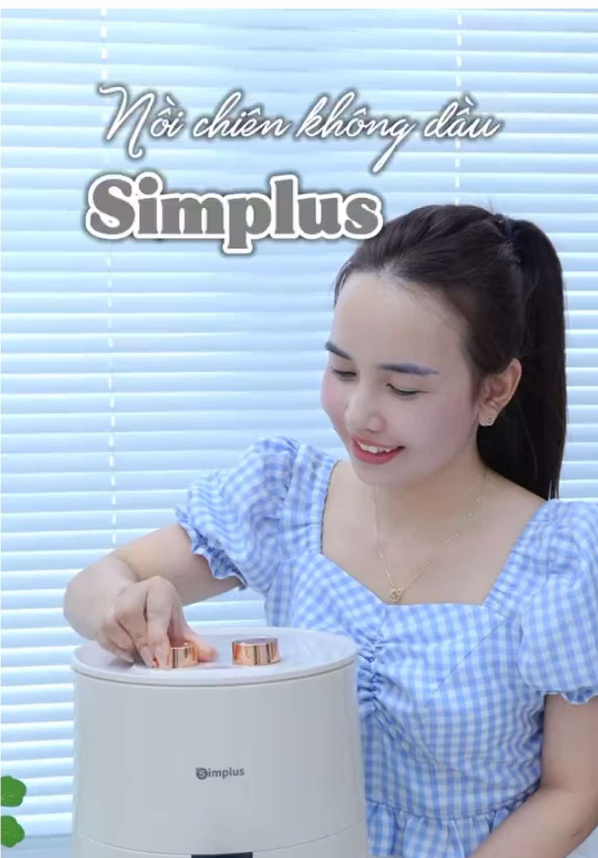 Nồi chiên không dầu Simplus ##simplus #simplusvn #mcnwinbegin @Simplus Vietnam @Simplus Pink 
