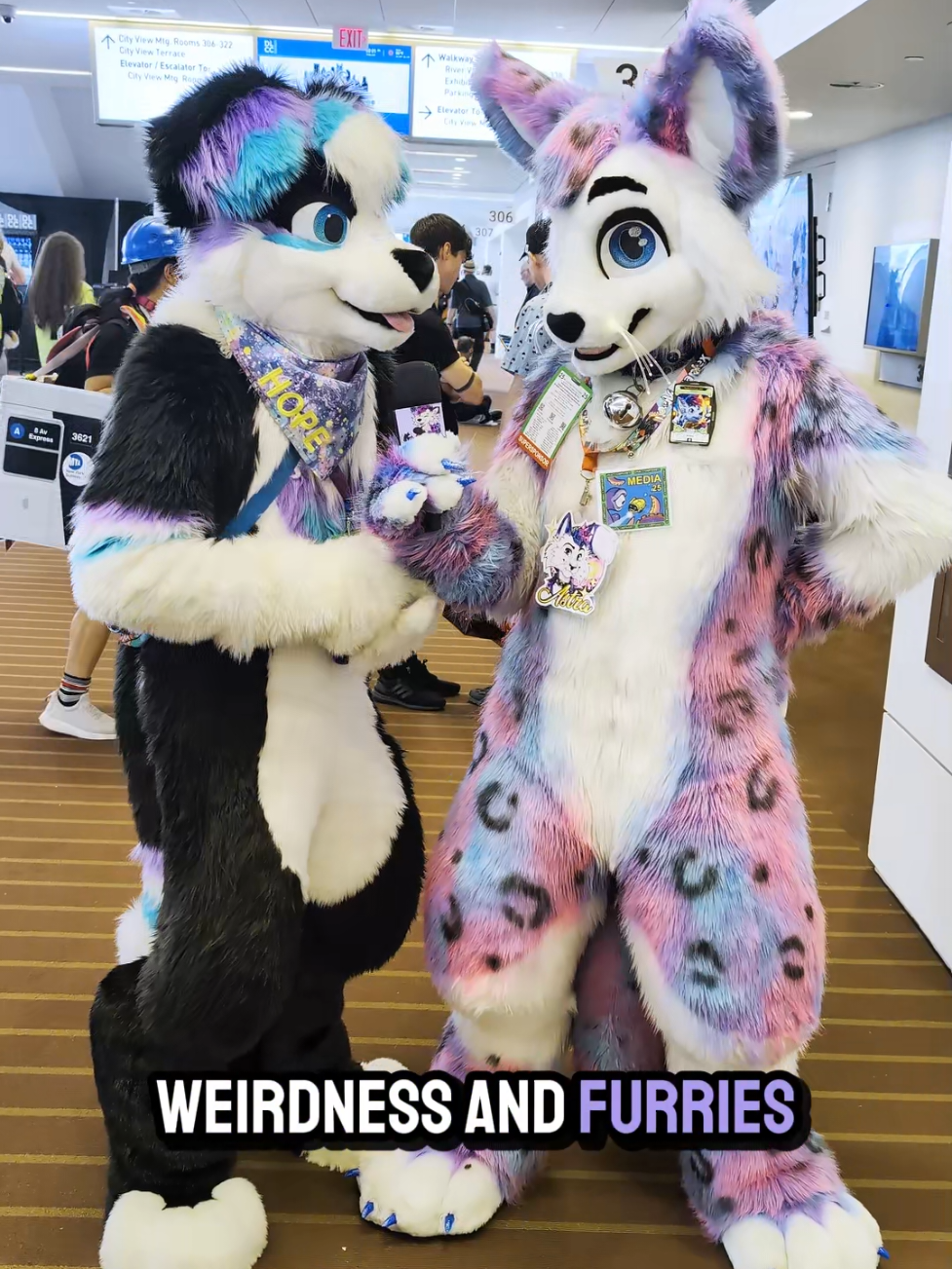 ✨🤔Did You Believe In Any Of These Furry Misconceptions?? 🤔✨ Happy Monday, fluffies! Being an outsider to the furry fandom, there really are a ton of things that just aren't true. The media and Internet can really give this fandom a bad reputation, and not shine light on some of the best parts of the furry fandom. So let's see what some fursuiters think is just not true about the fandom, and furry conventions in general!!  #furry #furyp #fyp #furryconvention #fursuit 