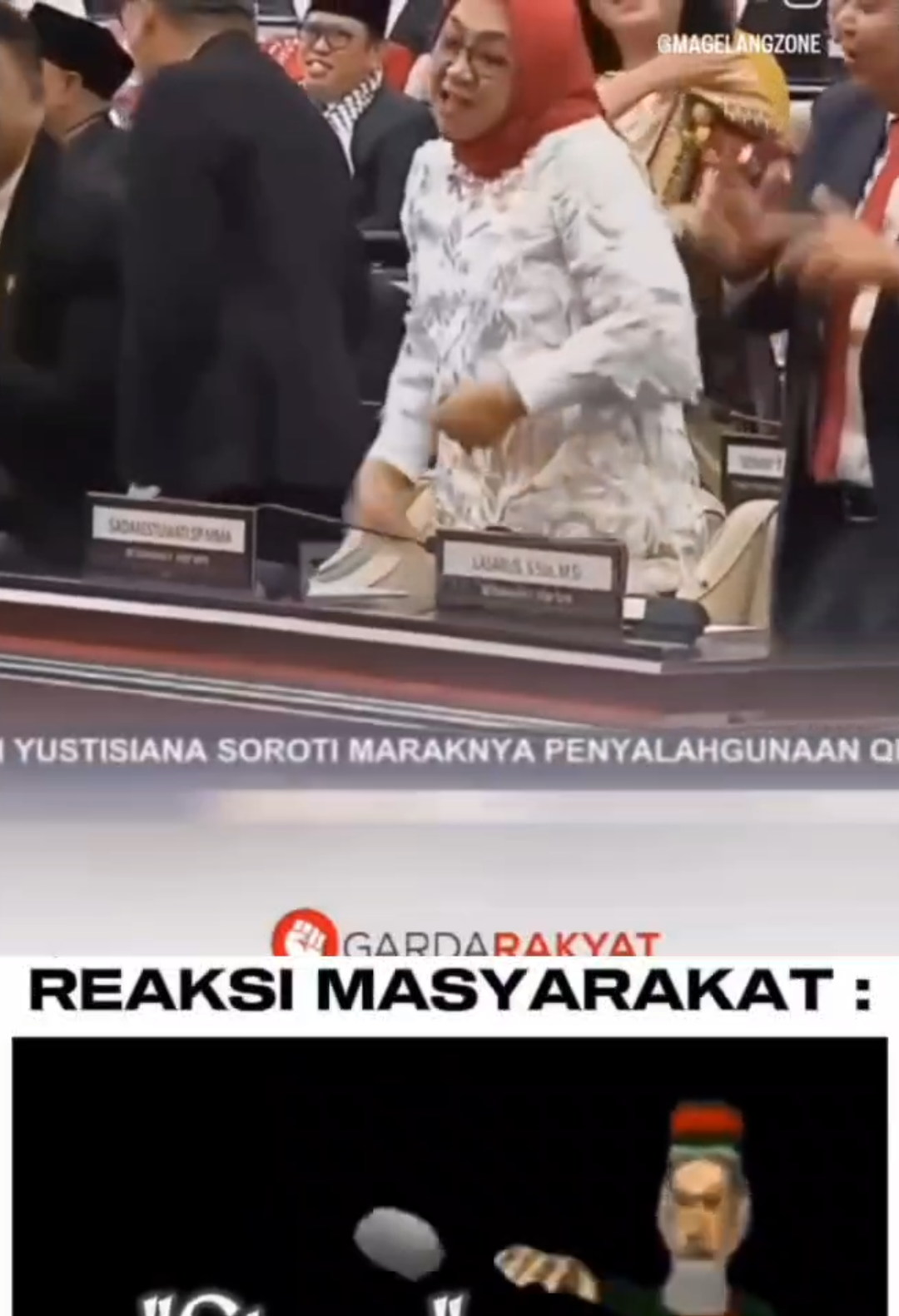 RASANYA MAU MUNTAH LIAT JOGETNYA #rapat #prabowo #indonesiagelap #indonesiamaju #fyp 
