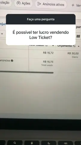 Será que vale a pena vender Low Ticket? #trafegopago #infoprodutos #lowticket #mktdigital #fy 