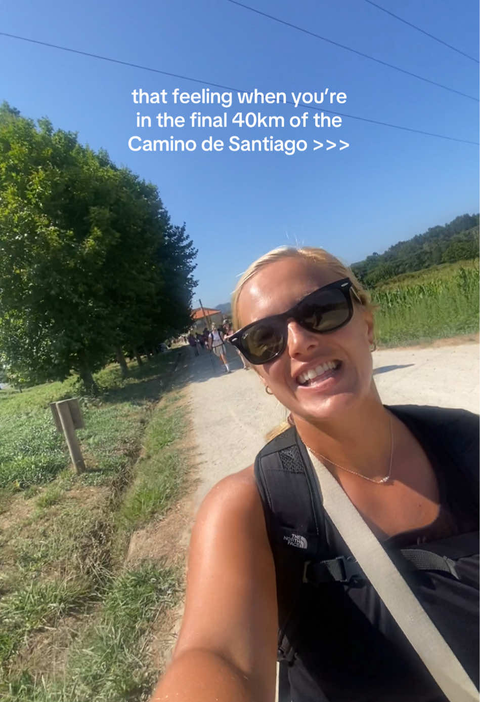 getting so close now!! #caminodesantiago #finalstretch #Hiking #spain #fyp 