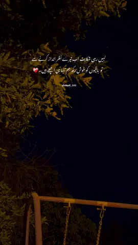 نہیں رہی شکایت اب تیرے نظر انداز کرنے سے❤️‍🩹#videos #grow #foryоu #status #esthetics 