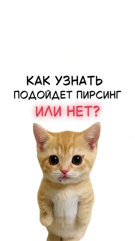 Как узнать подойдёт пирсинг или нет? #рекомендации #взрослаяжизнь #медицина 