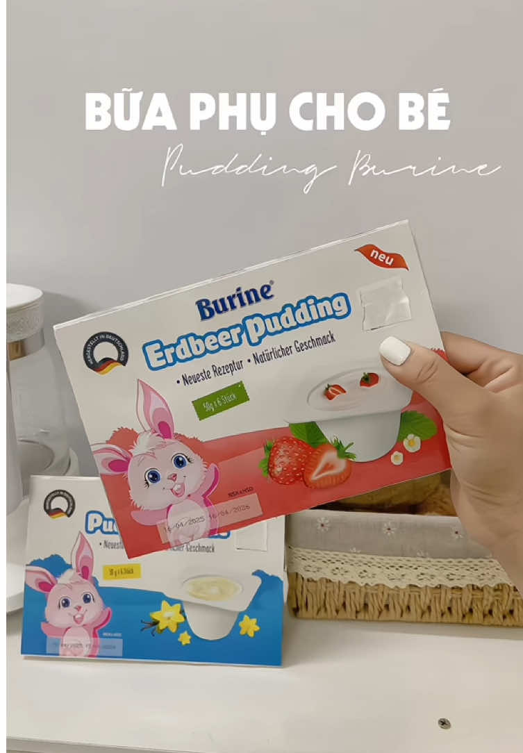 Thử pudding dâu chưa các bạn, k chua tí nào nha #pudding #burine #andamcungbe #refill #embeboxoai 