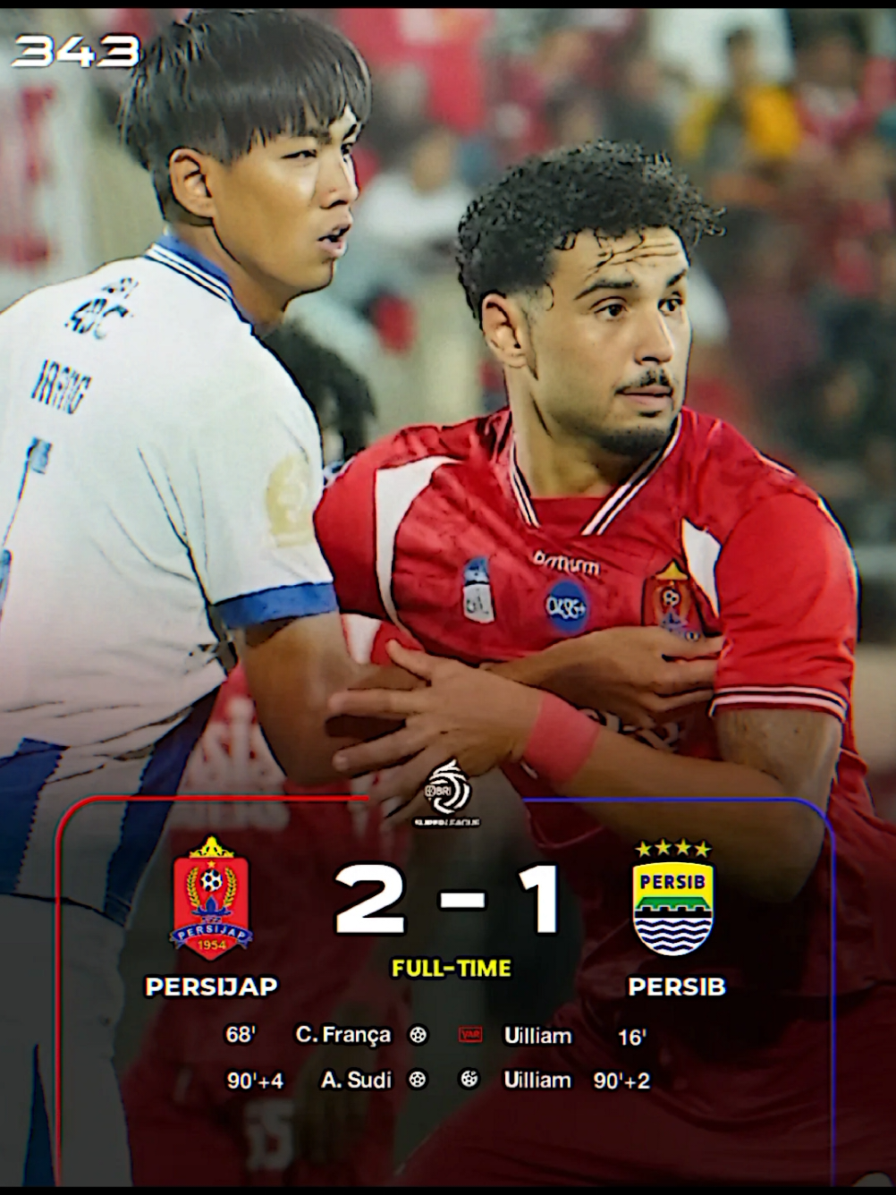 juara bertahan Persib kalah sama tim promosi Persijap Jepara!!  membuat kini Persib berada di urutan 7 klasemen, sementara Persija berada di puncak klasemen BRI Super League🥶🔥 #superleague #brisuperleague #ligaindonesia #persijapjepara #persijap #persib #persibbandung #persijapvspersib #persibvspersijap #fyp #fypシ 