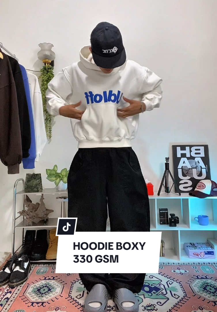 Hoodie boxy nya cakep bgt 😩🔥 #hoodieboxy #hoodieboxy330gsm #hoodie #fashiontiktok #streetwear 