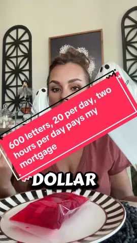 If I work two hours per day, writing letters every month that pays my mortgage. Does your job let you work two hours a day?  Probably not! FOLLOW & COMMENT “letters” Disclaimer: senditids.com #sidehustlesforbeginners #sidehustleformoms #letterwritingsidehustle #WorkFromHome 