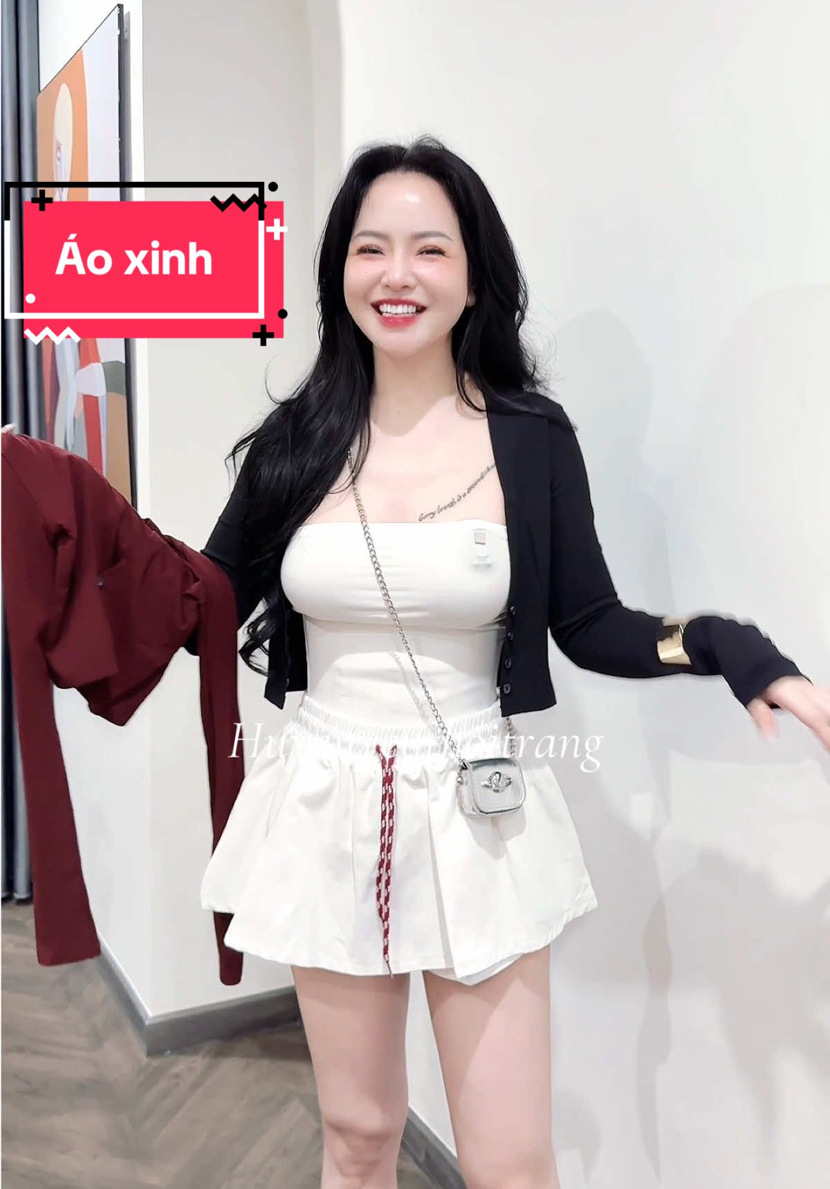 Áo khoác cadigan dáng croptop #xuhuong 