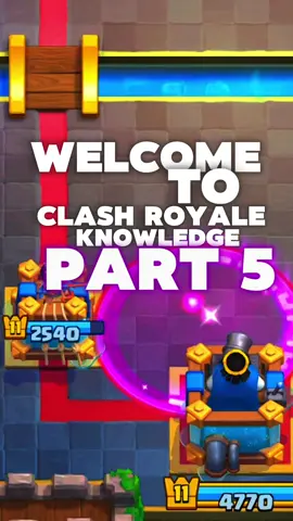 Welcome To Clash Royale Knowledge Part 5! #clashroyale #fyp #knowledge  #supercell 
