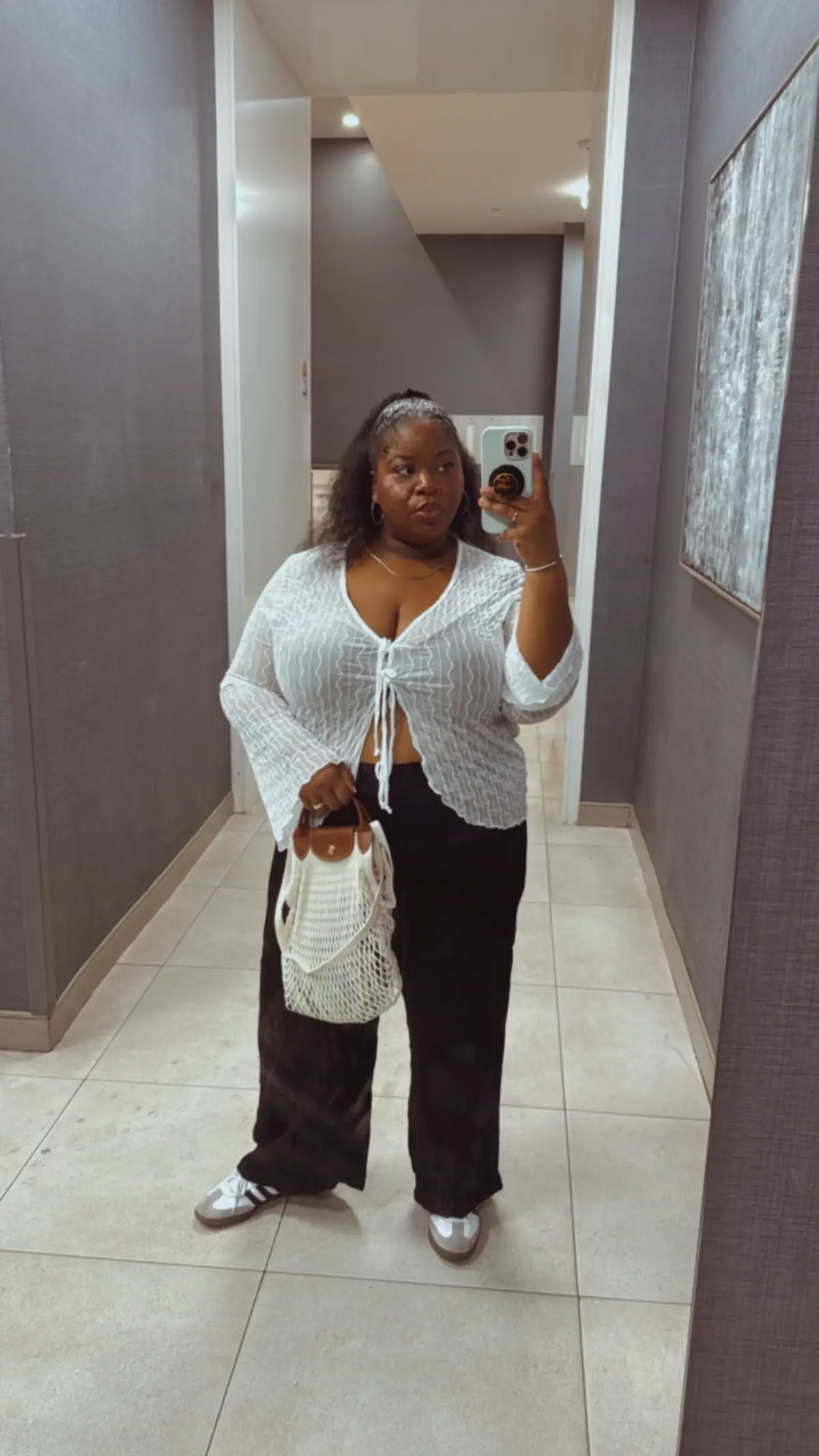 #fyp #foryoupage #fyppppppppppppppppppppppp #blackgirlmagic #blackgirls #BeautyTok #selfies #trending #nycnightout @Longchamp 