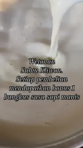 Terima kasih pada para customer atas kesediaannya menerima bonusan wetonan Sabtu Kliwon kemarin 🫰🏻 😉  *date : 16 august 2025 #sususapi  #sususapimurni  #sususegar  #freshmilk  #dairy 