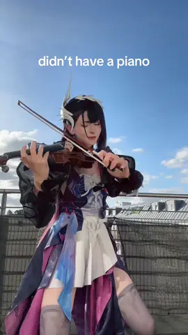 this works too right? #violin #piano #hysilens #hysilenscosplay #hoyoverse #HonkaiStarRail #gamescom  #honkaistarrailcosplay #hsrcreators #hsrcosplay #fyp 
