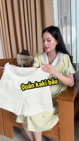 combo quần siêu tiện lợi cho bầu nè 😍 #quankakibau #reviewmebau #huongkytinh 