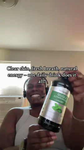 I’ve been using this for years now… Glow from the inside out ✨ – Liquid Chlorophyll is your daily detox in a bottle. #makercome 