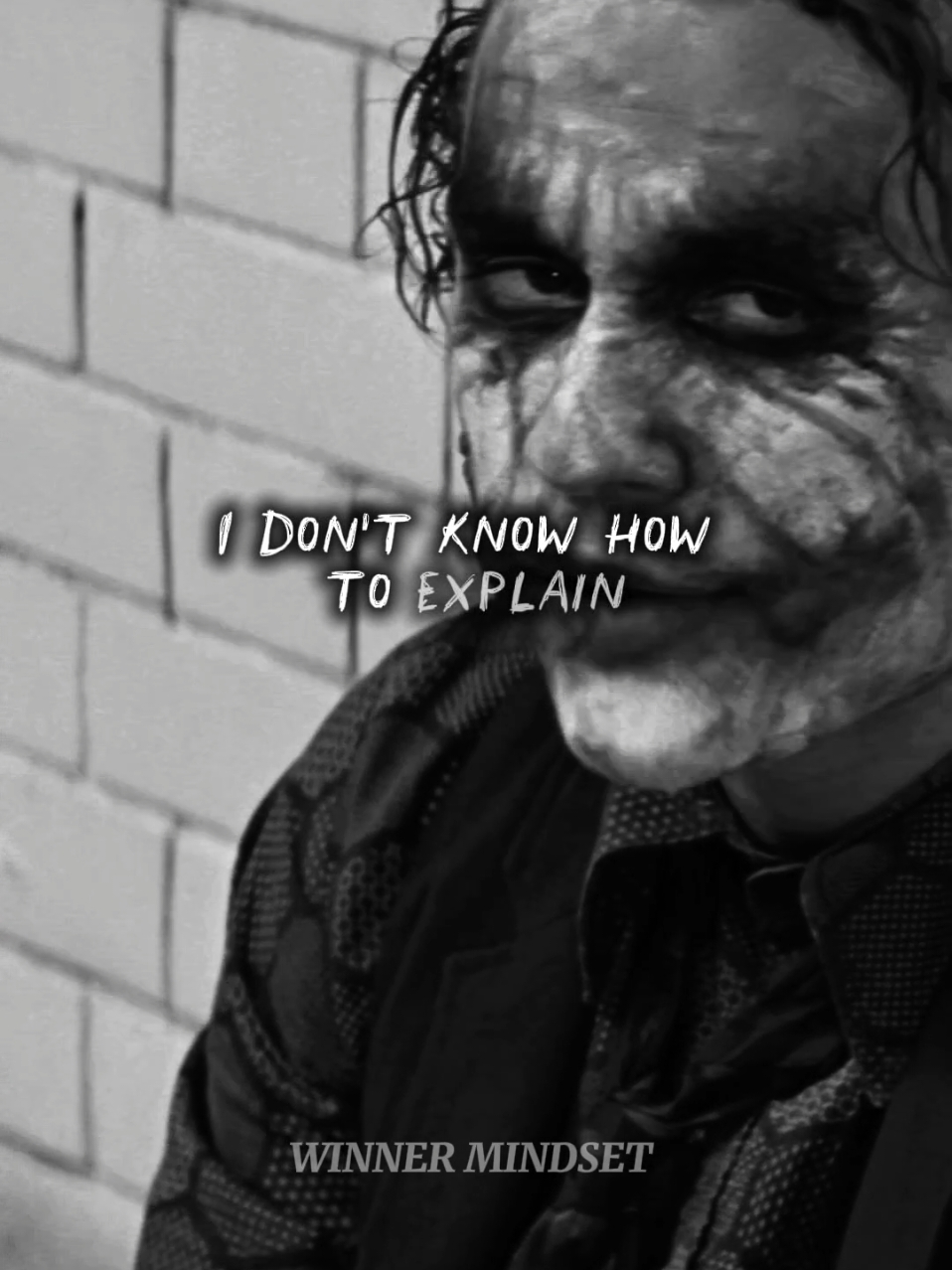 I don't know how to explain... #jokerquotes #mutejoker #quotesthathityouhard #quotesthathitdifferent #winnermindset #motivation 