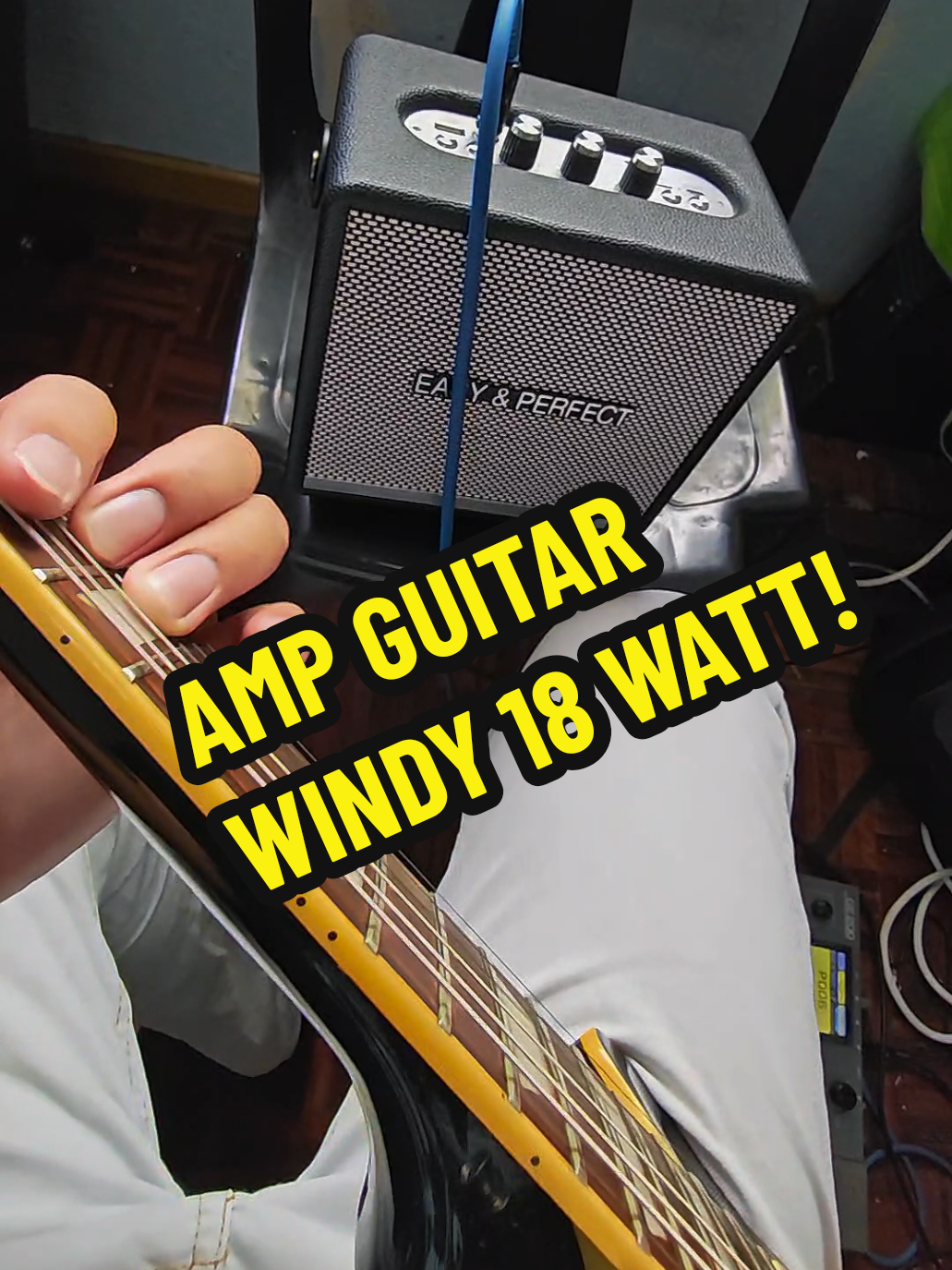 Amp Guitar Windy Easy & Perfect ✓ 18 Watt! ✓ with Microphone ✓ Sound padu! ✓ Sesuai utk practise atau outdoor Tekan di Beg Kuning cpt sementara harga promosi! #windy #easyandperfect #amp #guitar #microphone 