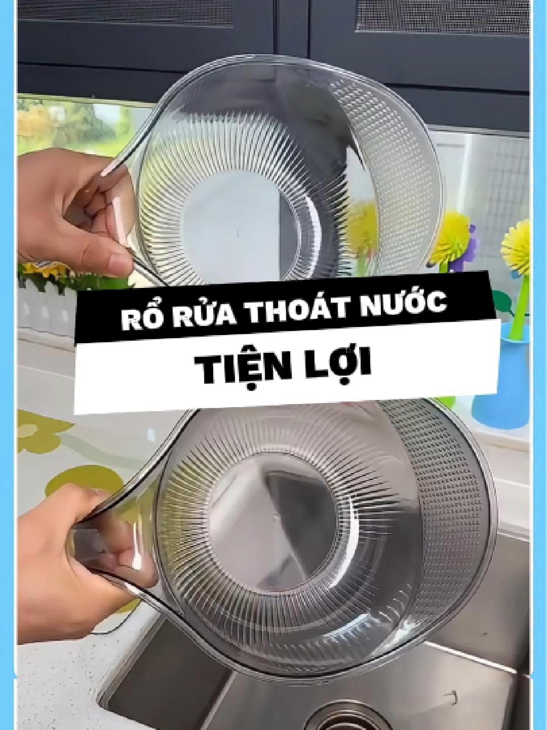 🍚 Rổ Rửa Thoát Nước Đa Năng – Lọc Nhanh, Dùng Siêu Tiện  #roruathoatnuoc #duyne0710 #giadungthongminh #giadungtienich #xuhuong #fyp