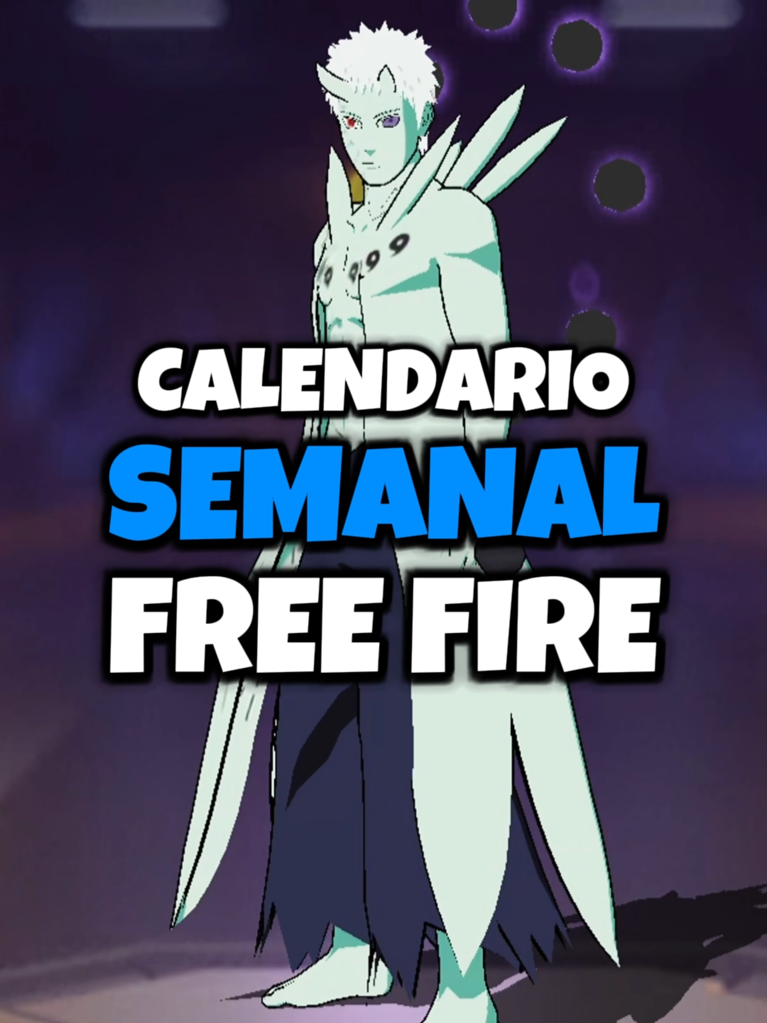 CALENDARIO SEMANAL DO FREE FIRE - OBITO E EMOTES CHEGANDO - EMOTE FARMANDO AURA #punisherff #freefire #FFxNARUTOSHIPPUDEN