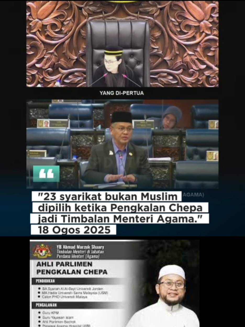 Cubaan Marzuk potong double line kantoi dengan Menteri Agama
