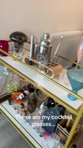 I have even more to show #newhome #cocktail #cocktailglass #barcart 