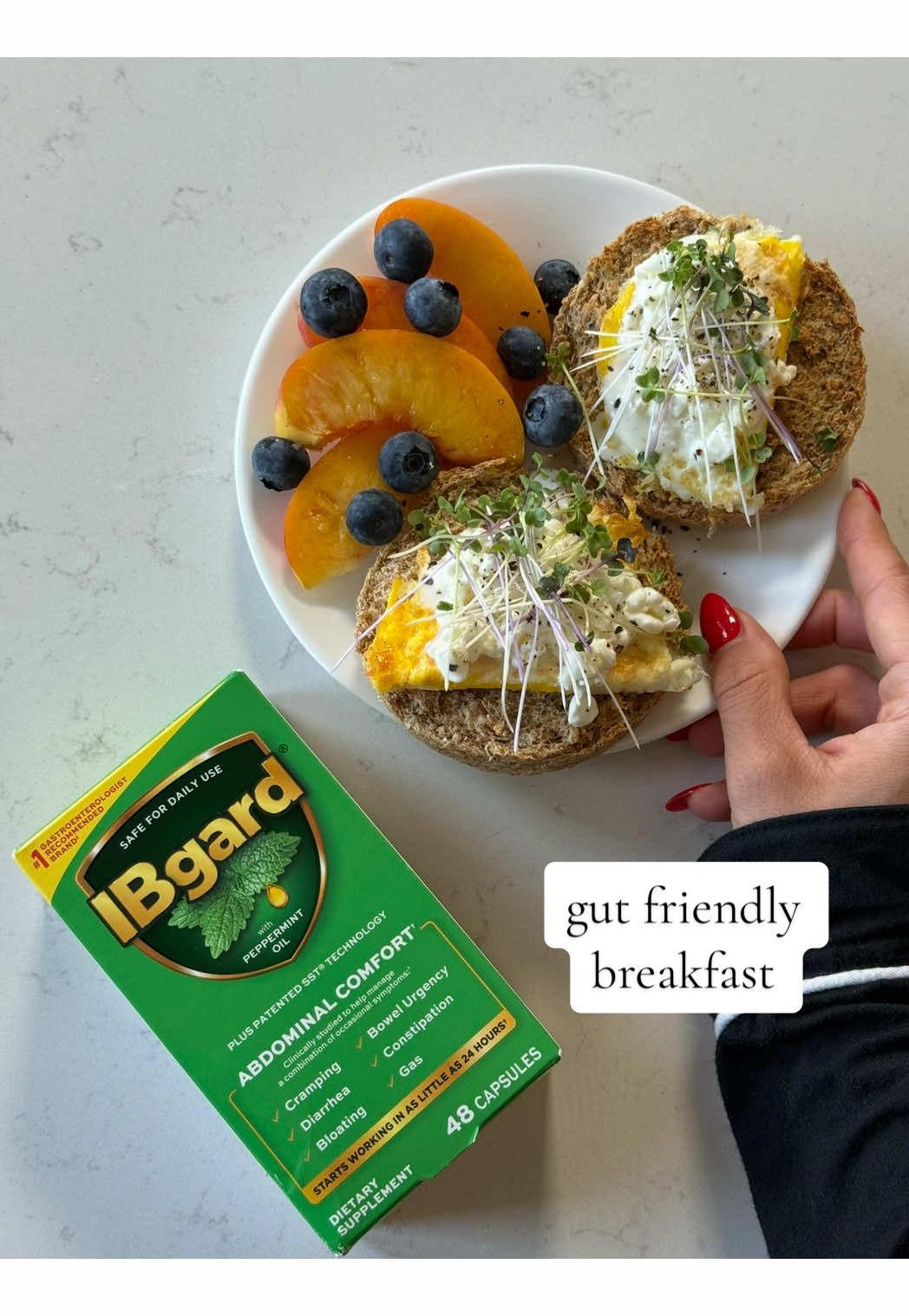 #IBgardPartner Support your gut health each morning with @IBgard and FDgard + a gut-friendly breakfast.† 🌿🍳🫐  Backed by science, gastroenterologist-recommendedǂ, and powered by peppermint oil. ǂAmong gastroenterologists who recommended peppermint oil for abdominal comfort. July 2024. †These statements have not been evaluated by the Food and Drug Administration. This product is not intended to diagnose, treat, cure, or prevent any disease.
