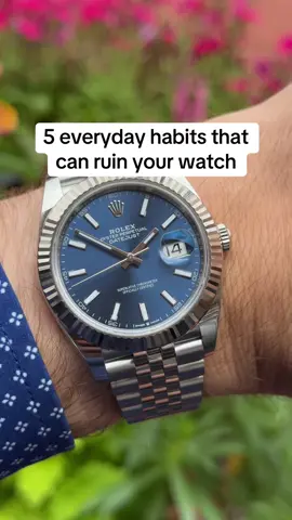 5 Everyday Habits That Can Ruin Your Watch 1. Wearing it in the shower. Even if it’s water-resistant, hot water and steam can compromise gaskets over time. 2. Overwinding a manual watch. Stop as soon as you feel resistance. Overwinding can snap the mainspring. 3. Leaving it in direct sunlight. UV exposure can fade dials and weaken strap materials. 4. Setting the time backward. This can damage the movement depending on the complication. Always move the hands forward unless your manual says otherwise. 5. Tossing it on a hard surface. Dropping it on a table or counter might seem harmless, but repeated shocks can affect timekeeping and damage internal parts. #watches #watchtok #wristwatch #wristcheck #raleigh 