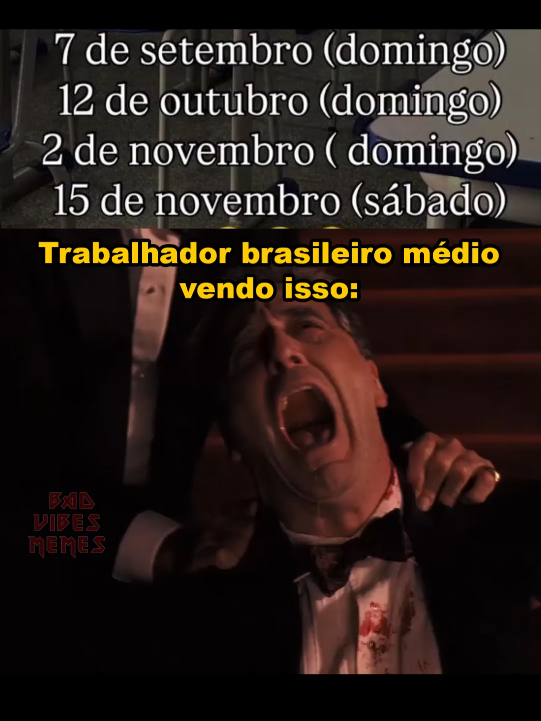 😭😭😭 brutal a vida do CLT brasileiro #badvibesmemes