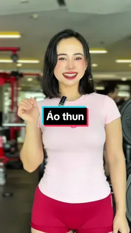 Áo thun tập gym – năng động và thoáng mát suốt buổi tập 🌿 #vothao #dotapgymnu #aotapgym