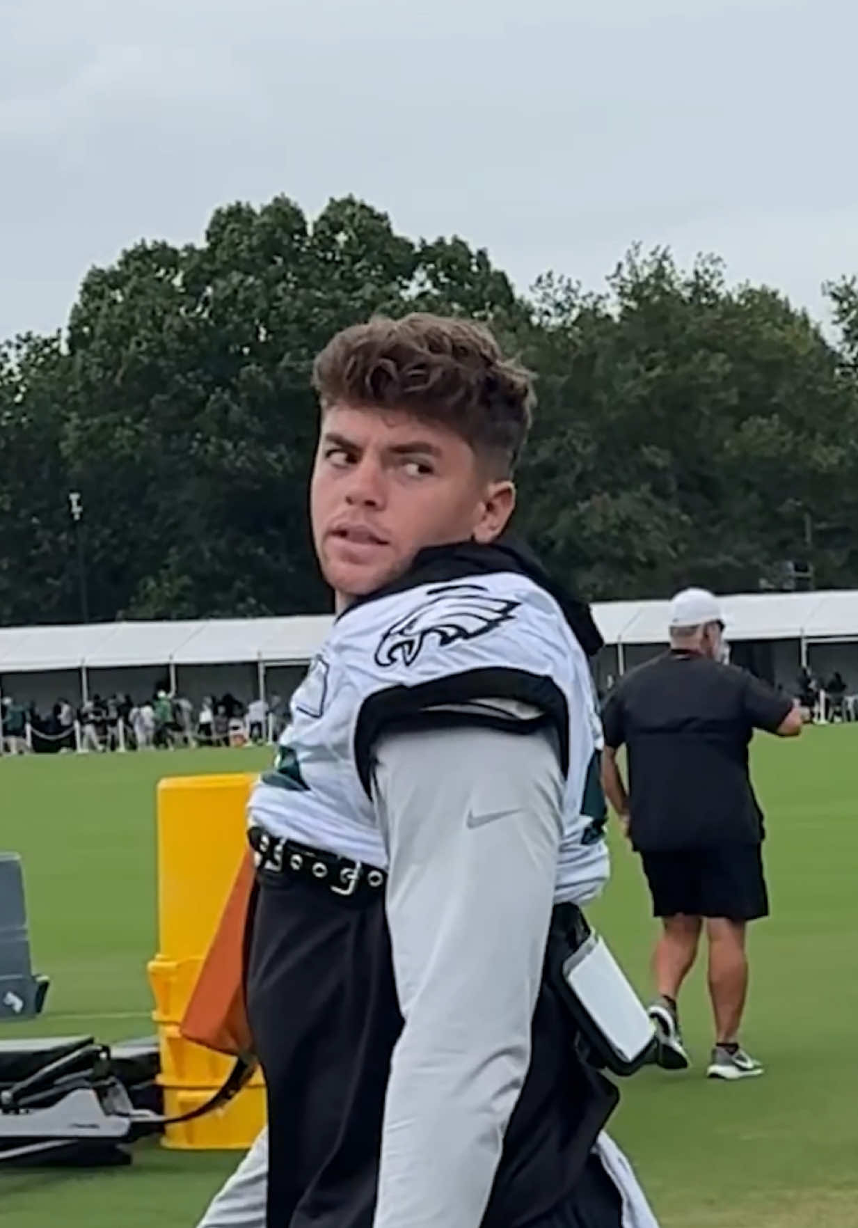 Typical morning with these 2 😂 #eagles #nfl #reedblankenship #cooperdejean 