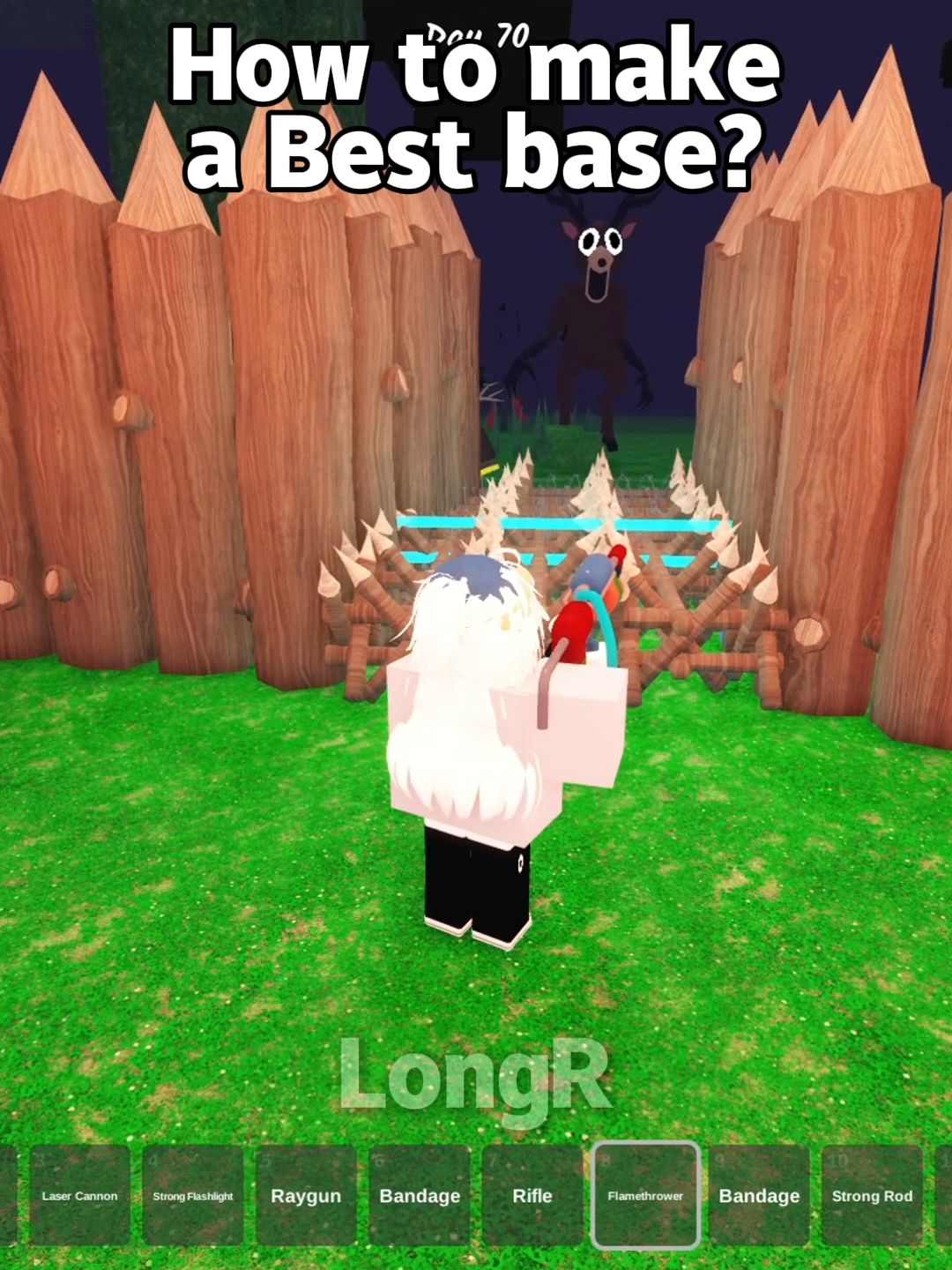 How to make a Best base😻 #roblox #99nightintheforest #longr #usa
