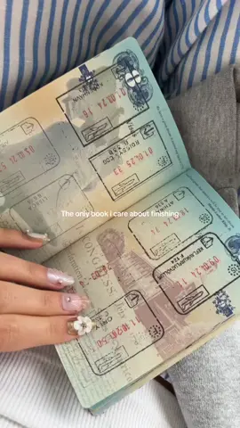 Almost got every page filled  Inspo from @Miapalmer  #travel#passport#passportstamps #traveltiktok #studyabroad