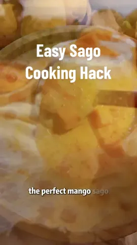 You have to try this rice cooker hack for foolproof sago! 🥥✨ Sago Hack: Add sago to boiling water in rice cooker, stir, cover, and cook 25–30 min (quick cook cycle works too). If center is still white, turn off, cover, and let sit 3–5 min. Rinse in cold water before using. Mango Sago Recipe: * ½ cup uncooked sago * 4 cups water (for boiling) * 4–6 ripe Ataulfo mangoes (½ purée, ½ cubes) * 1 can coconut jelly (optional) * 1 cup unsweetened coconut milk * 3 tbsp sweetened condensed milk (or more to taste) * 2 cups ice Mix sago with mango, coconut jelly, coconut milk, condensed milk, and ice → creamy, tropical mango sago 🥭 #mangosago #sago #asiandessert #tiktokpartner