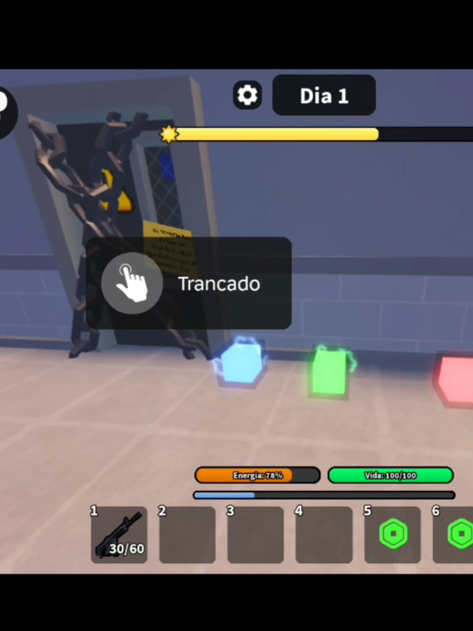 sobreviva a noite mega loja pegando todos cubos de energia