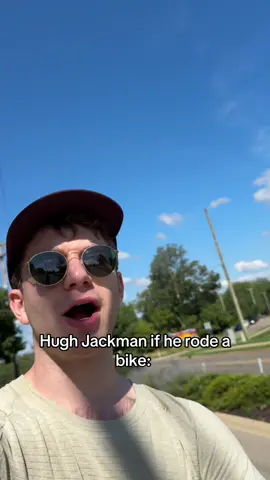 #hughjackman #impression #bike #saugatuck 