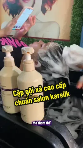 Cặp gội xả cao cấp karsilk chuẩn salon, chị em đừng mua ngoài nữa, vào tiktok mà mua nhé #tocmoc88 #dầugộichínhhãng #dầugộidànhchosalon #dầugộikarsilk  @Tóc Mộc 