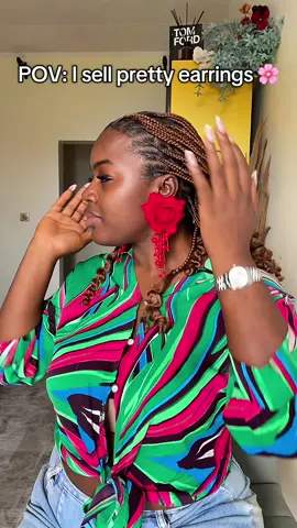 Location: Buea WhatsApp; 650694824 #flowerearrings #summerjewelry#viraltiktok #trendyearrings #goodeyeessentials 