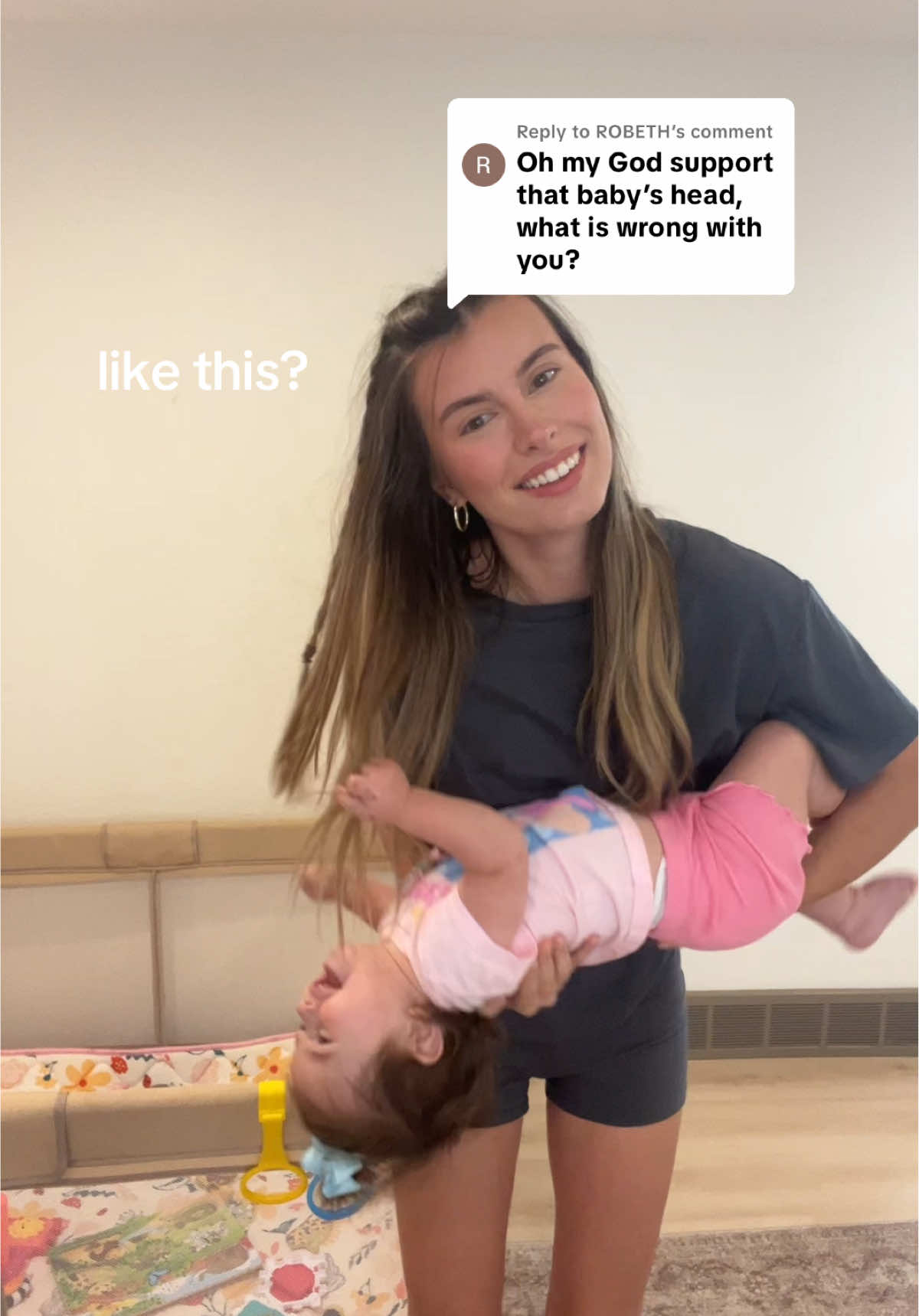 Replying to @ROBETH hows this robeth??? #fyp #toddler #momsoftiktokclubover30 #momtok #trolls 
