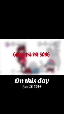 #onthisday #fnf #fridaynightfunkin #fnfmods #guessthesong 