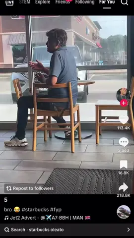 A grown man shitting on himself… 🫩#greenscreenvideo #fyp #foryou #disgusting #starbucks 