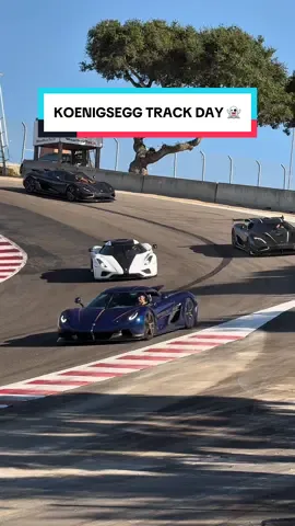 13 Koenigsegg’s on the track 👻