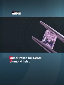 Swift action by Dubai Police successfully thwarted a heist involving a 21-carat pink diamond worth $25 million, carried out by three Asian nationals who lured a trader into a meeting with a fake buyer. #EmiratesNews #DubaiOneTv #UAE #Dubai #News