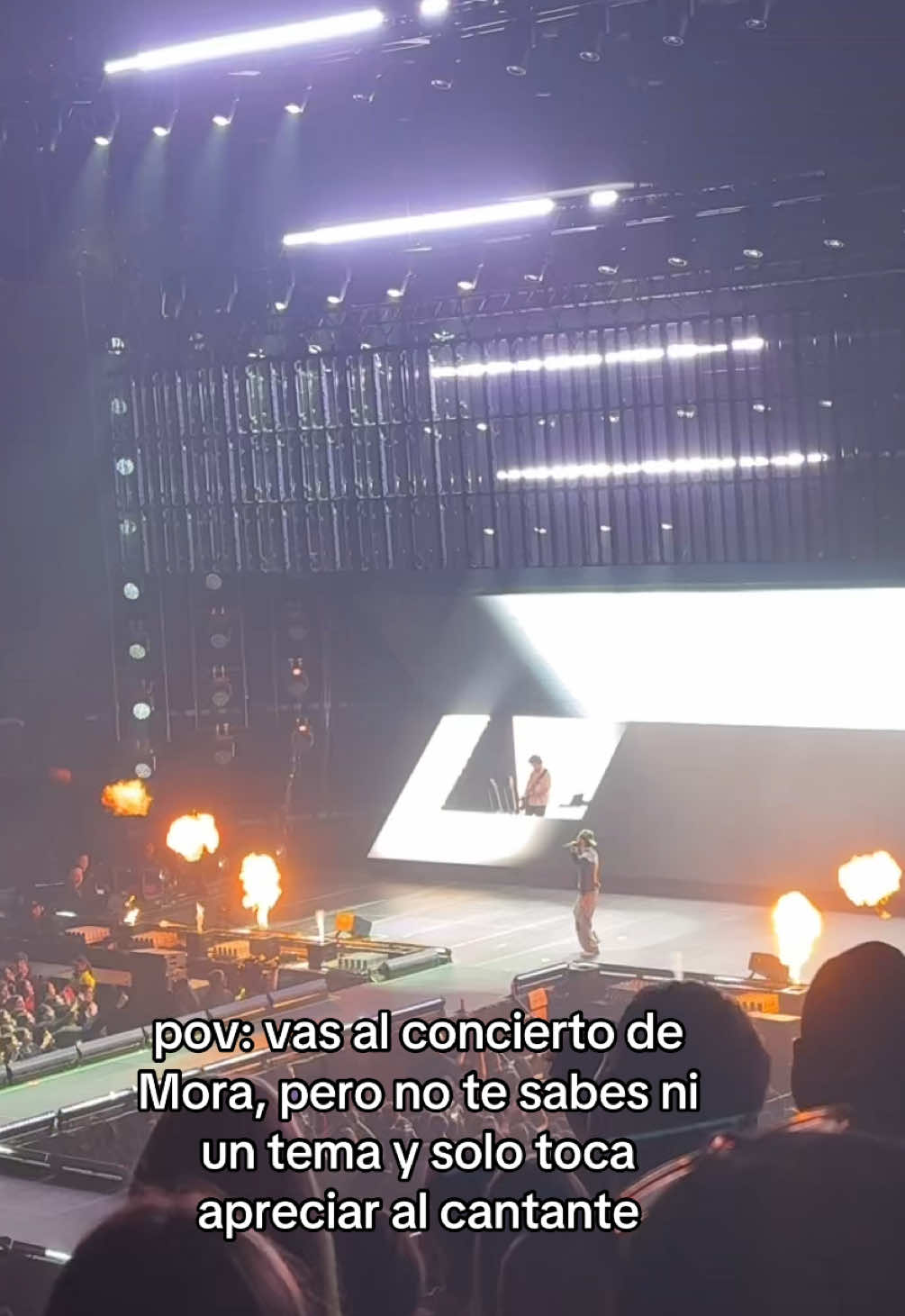 mentira, nos sabíamos 3 canciones !! y la vivimos 🙌🏻 #mora #concierto #movistararena #amigos 
