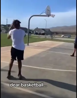dear basketball... #basketball #memestiktok #dearbasketball #viral #fyp 
