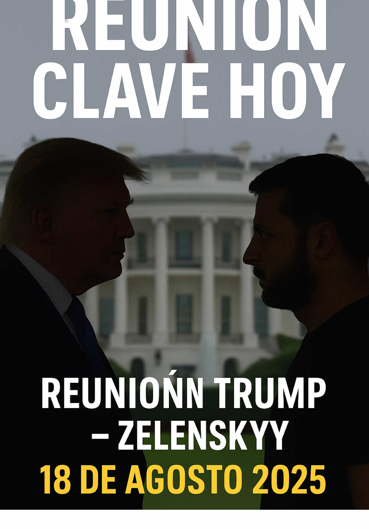 📍 Washington, 18 de agosto de 2025 Hoy Trump y Zelenskyy se reúnen en la Casa Blanca junto a líderes europeos en una cita que puede definir el futuro de la guerra en Ucrania. ¿Habrá paz con garantías… o presión para ceder territorio a Rusia? Comentá qué pensás y seguime para más actualizaciones en tiempo real. #latinos #ucrania #noticiastiktok #noticiasen1minuto #usa          