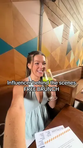 Post your content for the opportunities 👏🏼 the followers are just a cherry on top 🍒❤️ #influencer #behindthescenes #brunch #freefood #contentcreator 