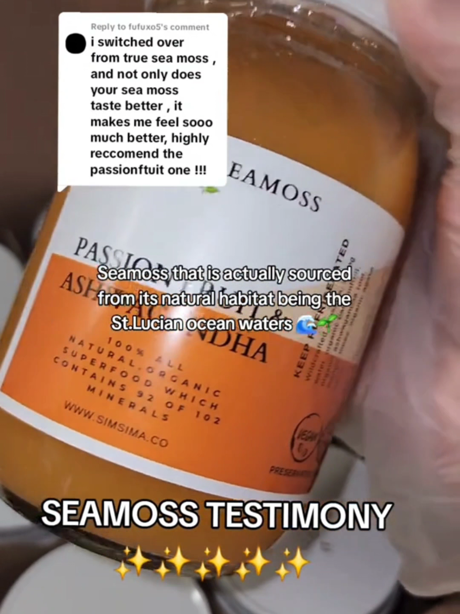 Seamoss Testimony 🌱 #simsimaseamoss #seamossreview #testimonial #superfood 