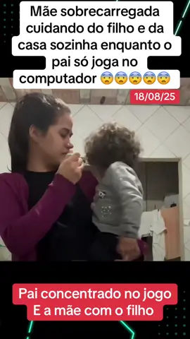 Mãe cansada sobrecarregada tenta dar conta de tudo sozinha e pai não ajuda em nada. #mae #noticias #fofocas #noticias #viral 