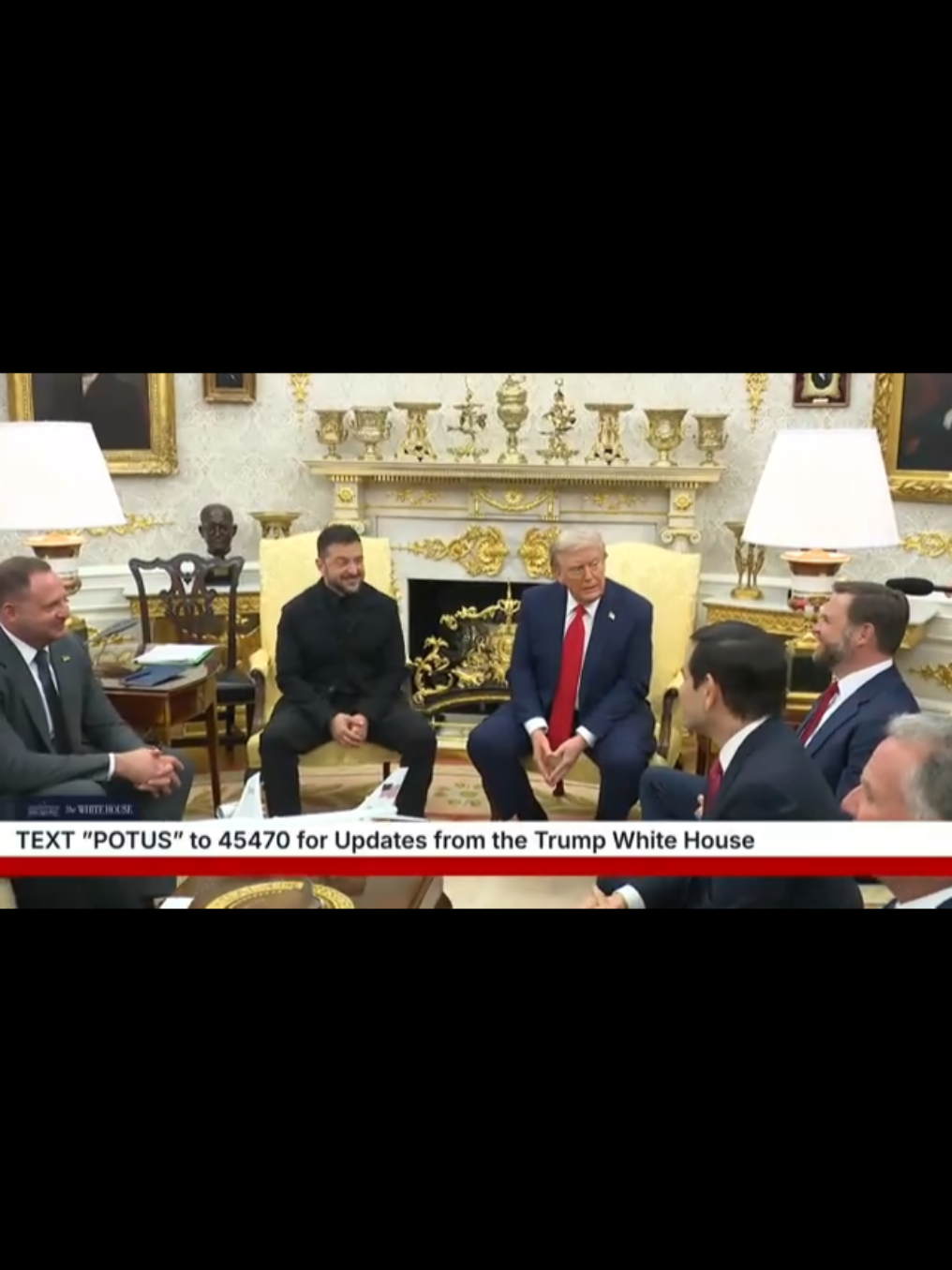 President Trump Participates in a Bilateral Meeting with Zelensky in the Oval Office. 08/18/25 