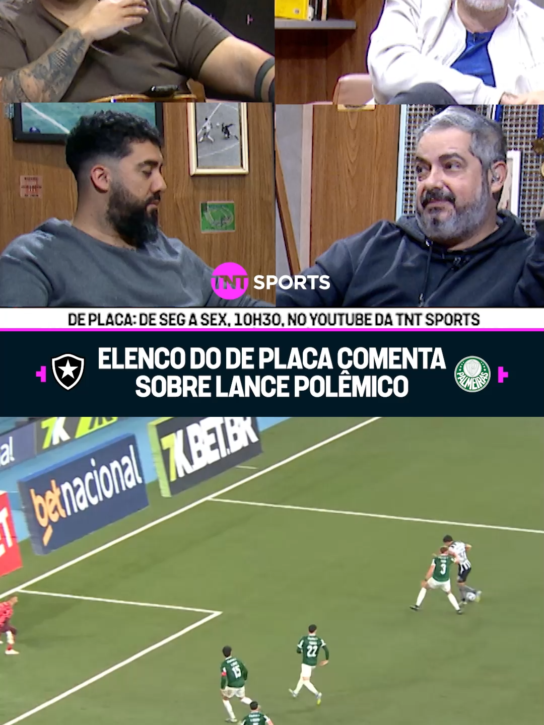 “FOI PÊNALTI E UM ERRO GRAVÍSSIMO DO VAR” Se liga no debate que rolou no #DePlaca de hoje sobre o pênalti pedido pelo Botafogo no jogo de ontem contra o Palmeiras. #CAPCUT #esporte #DePlaca #futebolbrasileiro